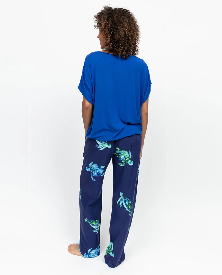 Ashley Womens Slouch Jersey Pyjama Top - Image 7