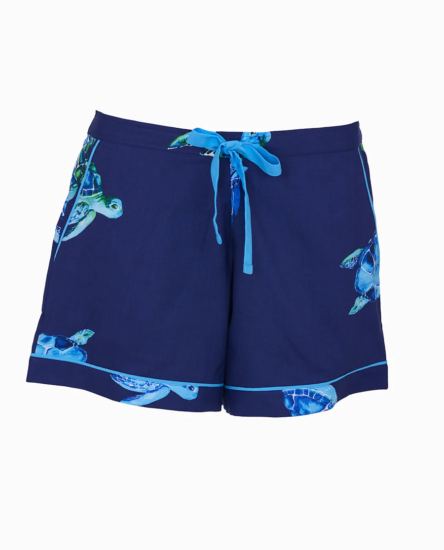 Ashley Womens Turtle Print Shorts - Image 8