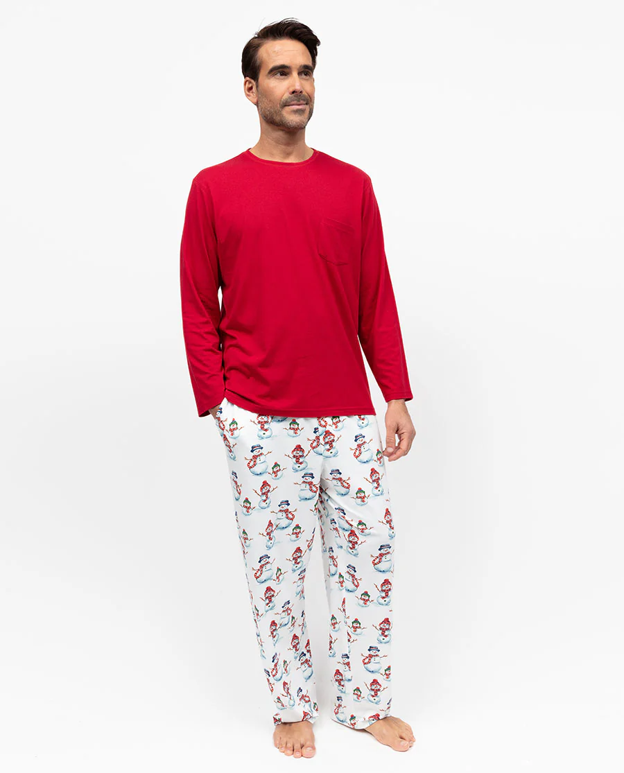 Blaze Mens Red Jersey T-shirt - Image 4