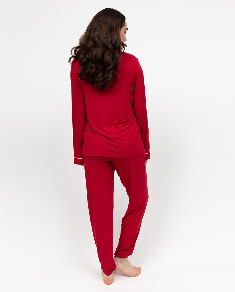 Blaze Womens Revere Jersey Pyjama Top - Image 5