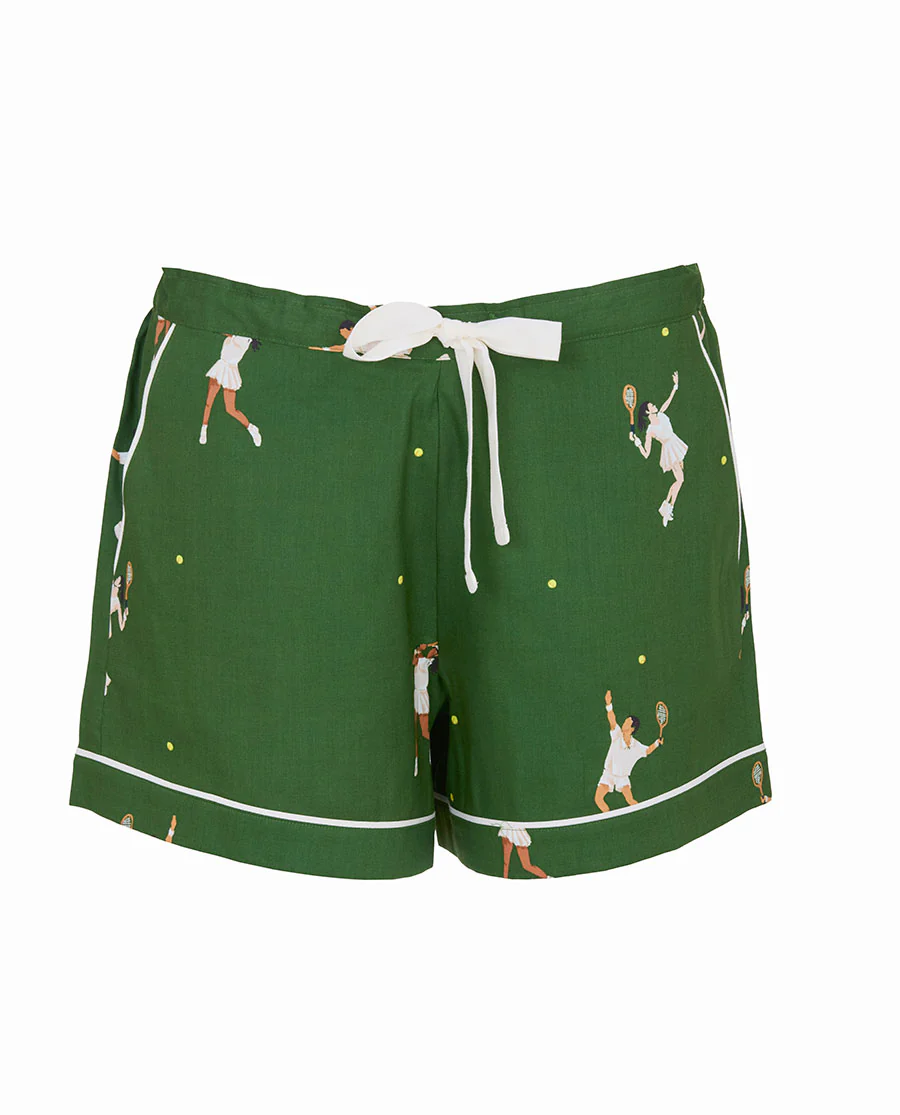 Charlie Womens Tennis Print Shorts - Image 8