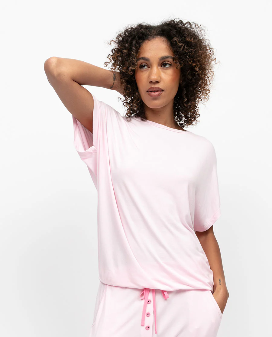 Francesca Womens Slouch Jersey Pyjama Top