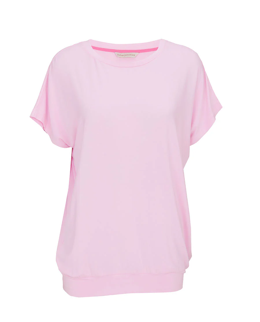 Francesca Womens Slouch Jersey Pyjama Top - Image 8