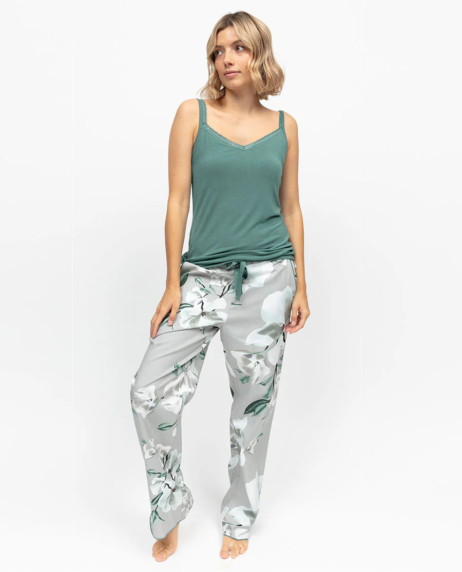 Kallie Womens Floral Print Pyjama Bottoms - Image 3