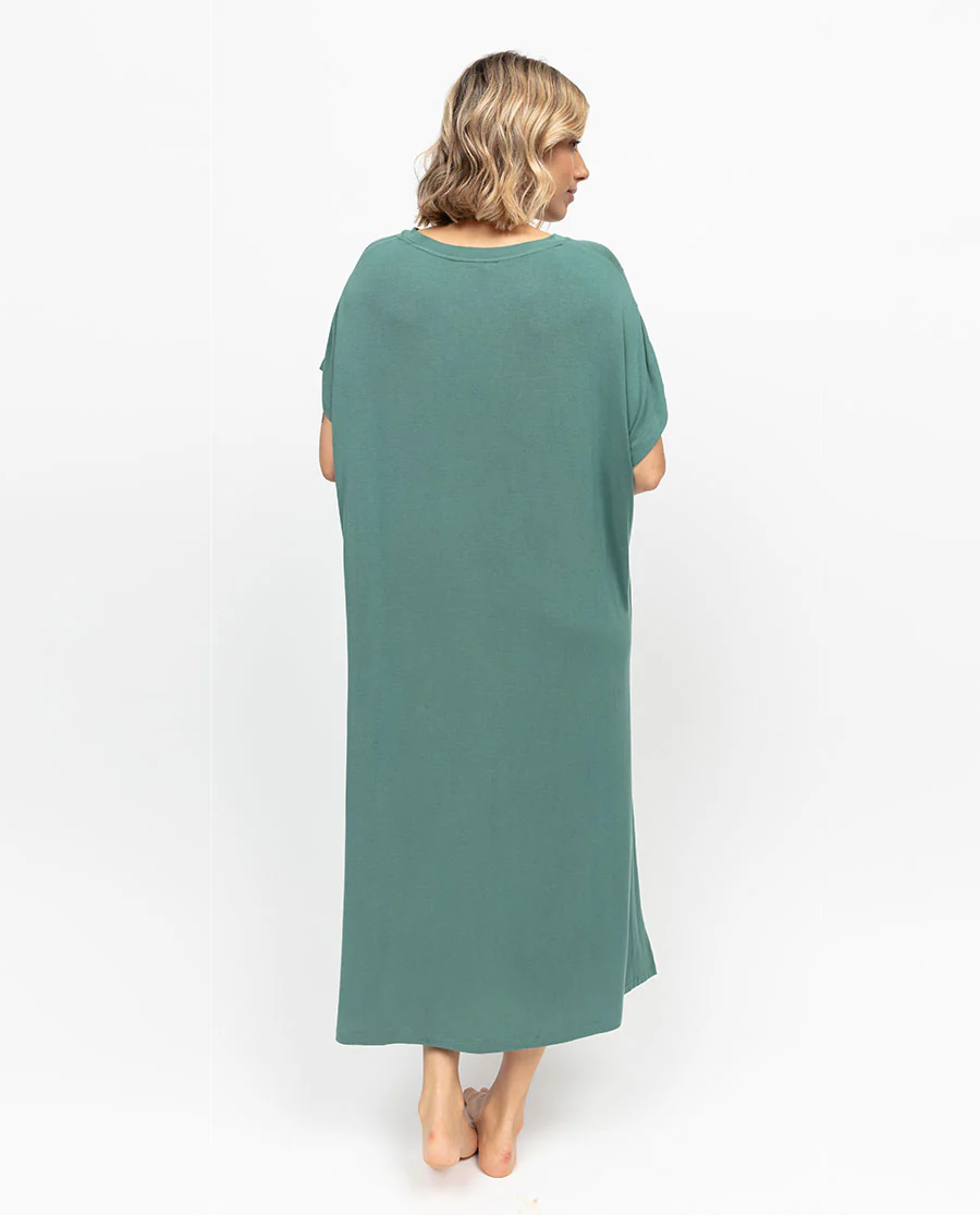 Kallie Womens Jersey Long Nightdress - Image 3