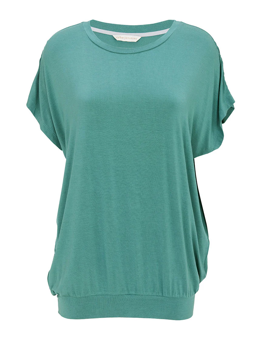 Kallie Womens Slouch Jersey Pyjama Top - Image 7