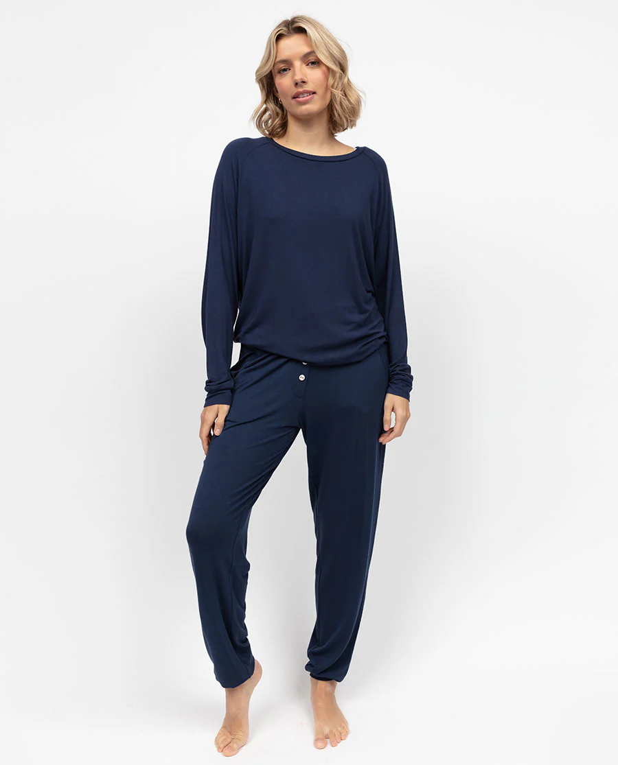 Marina Womens Slouch Jersey Pyjama Set - Image 2