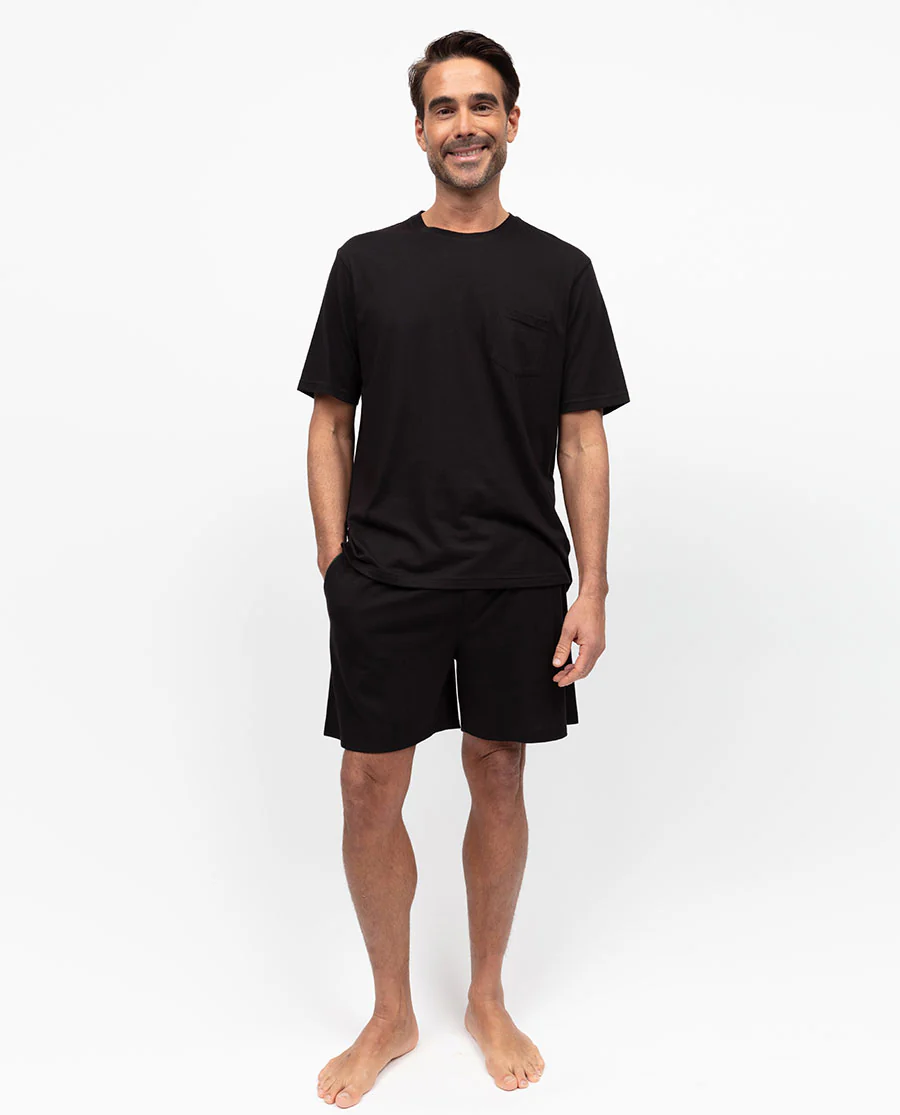 Olive Mens Jersey Shorts - Image 3