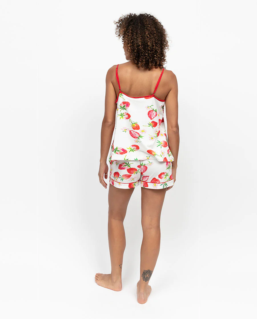 Pippa Womens Strawberry Printed Jersey Cami - Image 5